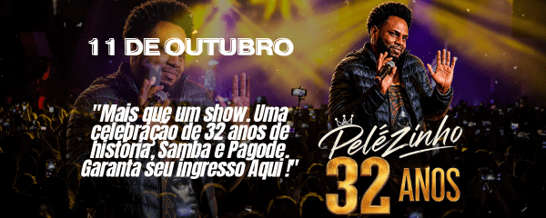 Imagem do evento PELÉZINHO 32 ANOS DE SAMBA E PAGODE