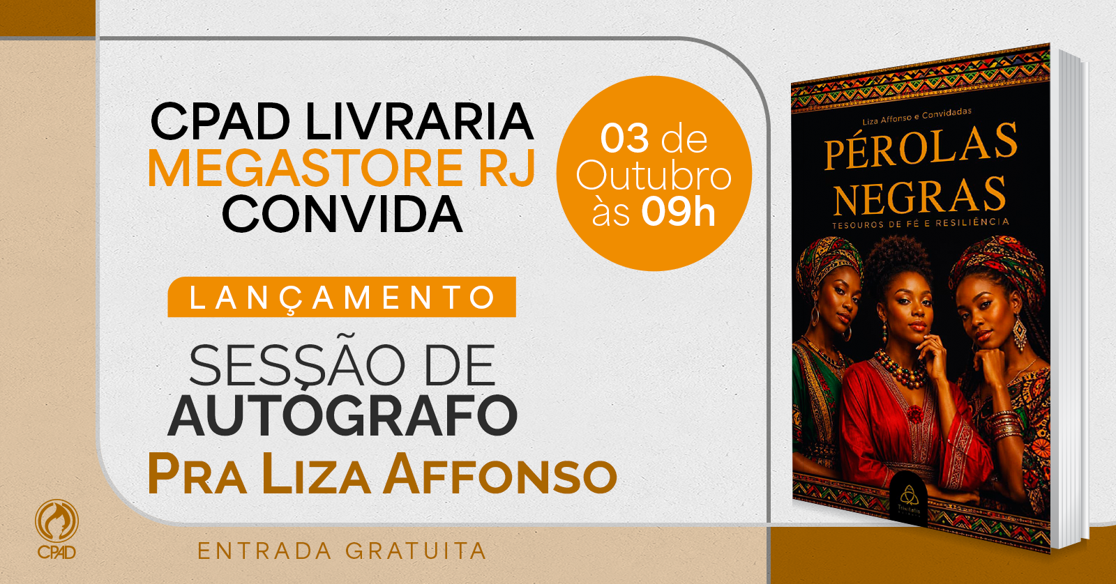 Source image — CPAD CONVIDA MEGASTORE RIO DE JANEIRO - LANÇAMENTO E SESSÃO DE AUTÓGRAFOS