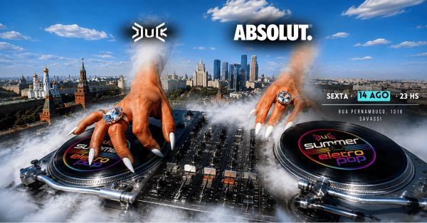 Imagem do evento ABSOLUT APRESENTA: SUMMER ELETROPOP