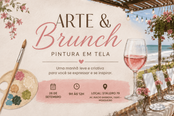 Imagem do evento Arte & Brunch na praia
