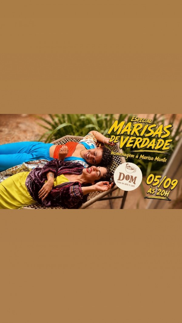 Imagem do evento MARISAS DE VERDADE (dom)