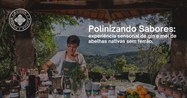 Imagem do evento Polinizando Sabores: experiência sensorial de gin e mel de abelhas nativas sem ferrão