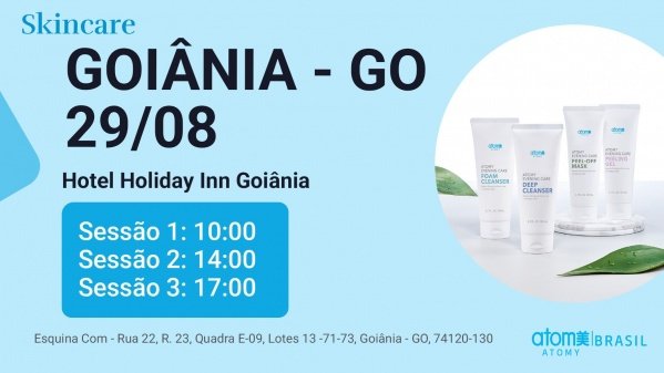 Imagem do evento Skincare de produtos coreanos - Goiânia / GO - 29/08/2026