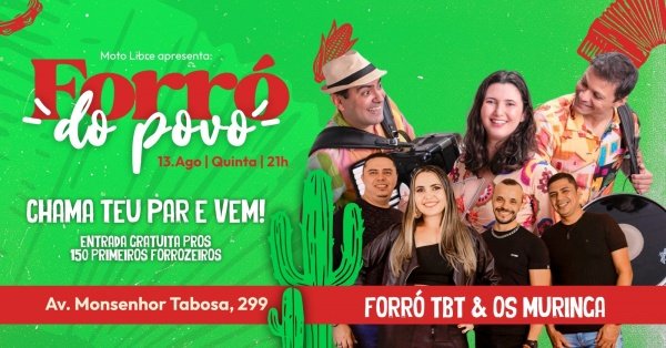 Imagem do evento Forró do Povo ~ Os Muringa + Forró TBT