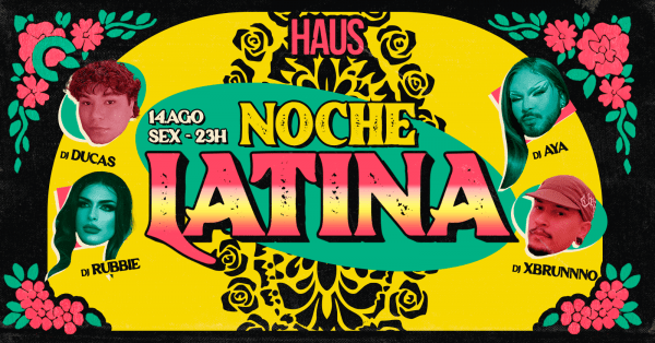 Imagem do evento NOCHE LATINA - SEXTA - 14 DE AGOSTO - 23H