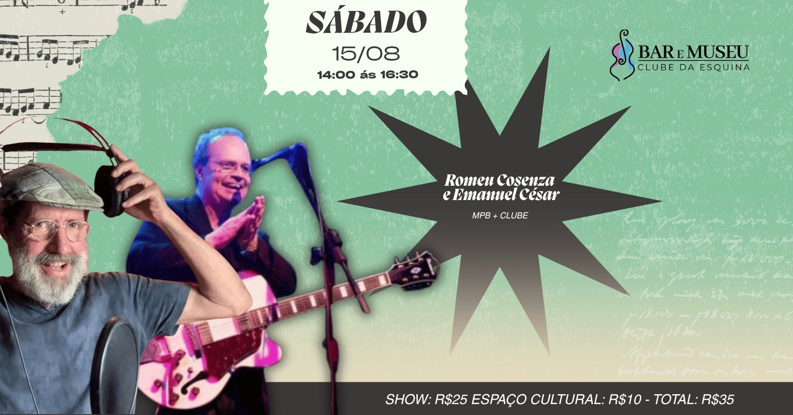 SHOW ROMEU CONSENZA E EMANUEL CÉSAR - CLUBE DA ESQUINA