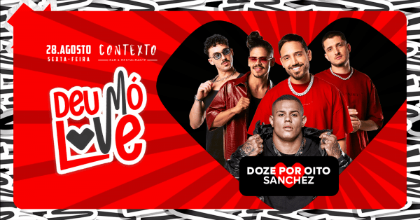 Imagem do evento Deu Mó Love | 28.08 | Varanda do Contexto