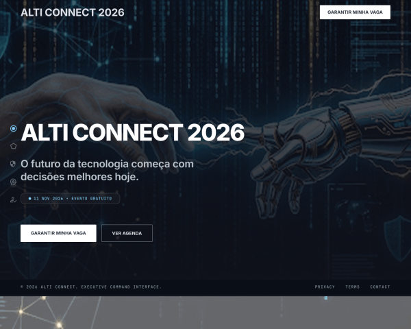 Imagem do evento ALTI CONNECT 2026