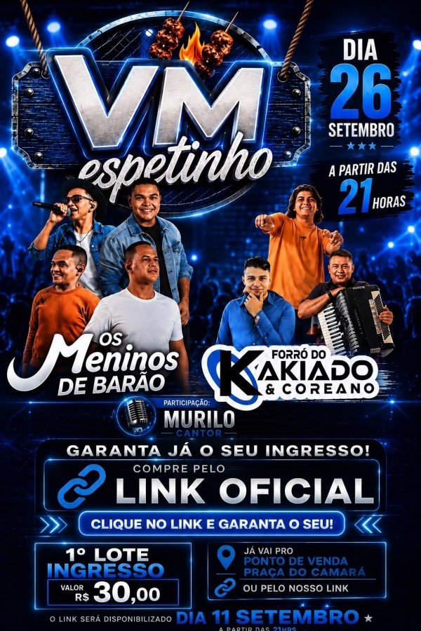 Imagem do evento Os Meninos de Barão - VM espetinho