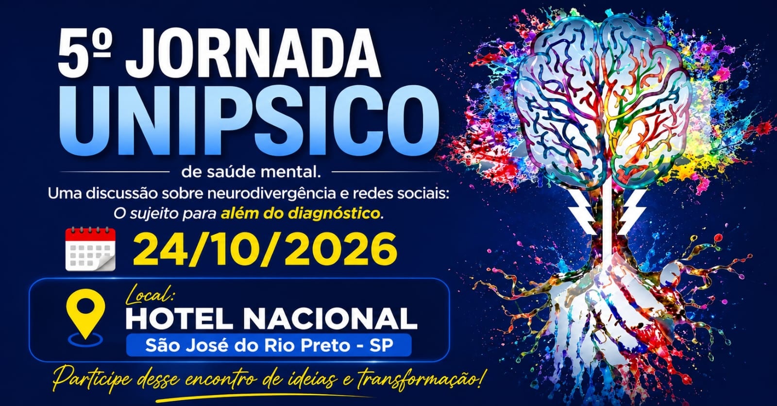 5° Jornada Unipsico: O sujeito além do diagnóstico