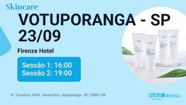 Imagem do evento Skincare de produtos coreanos - Votuporanga / SP - 23/09/2026
