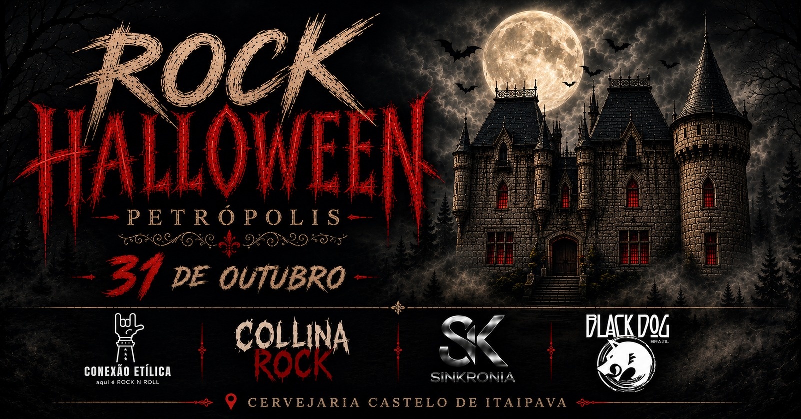 Rock Halloween 2026 - Petrópolis, RJ