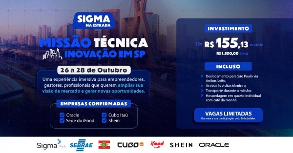 Imagem do evento Sigma - Missão Técnica São Paulo