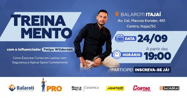 Imagem do evento Como Executar Cortes em Lastras com Segurança e Aplicar Epóxi Corretamente - Felipe Wilderson
