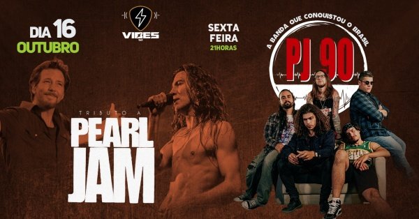 Imagem do evento PEARL JAM TRIBUTE - BANDA PJ90 (SP)