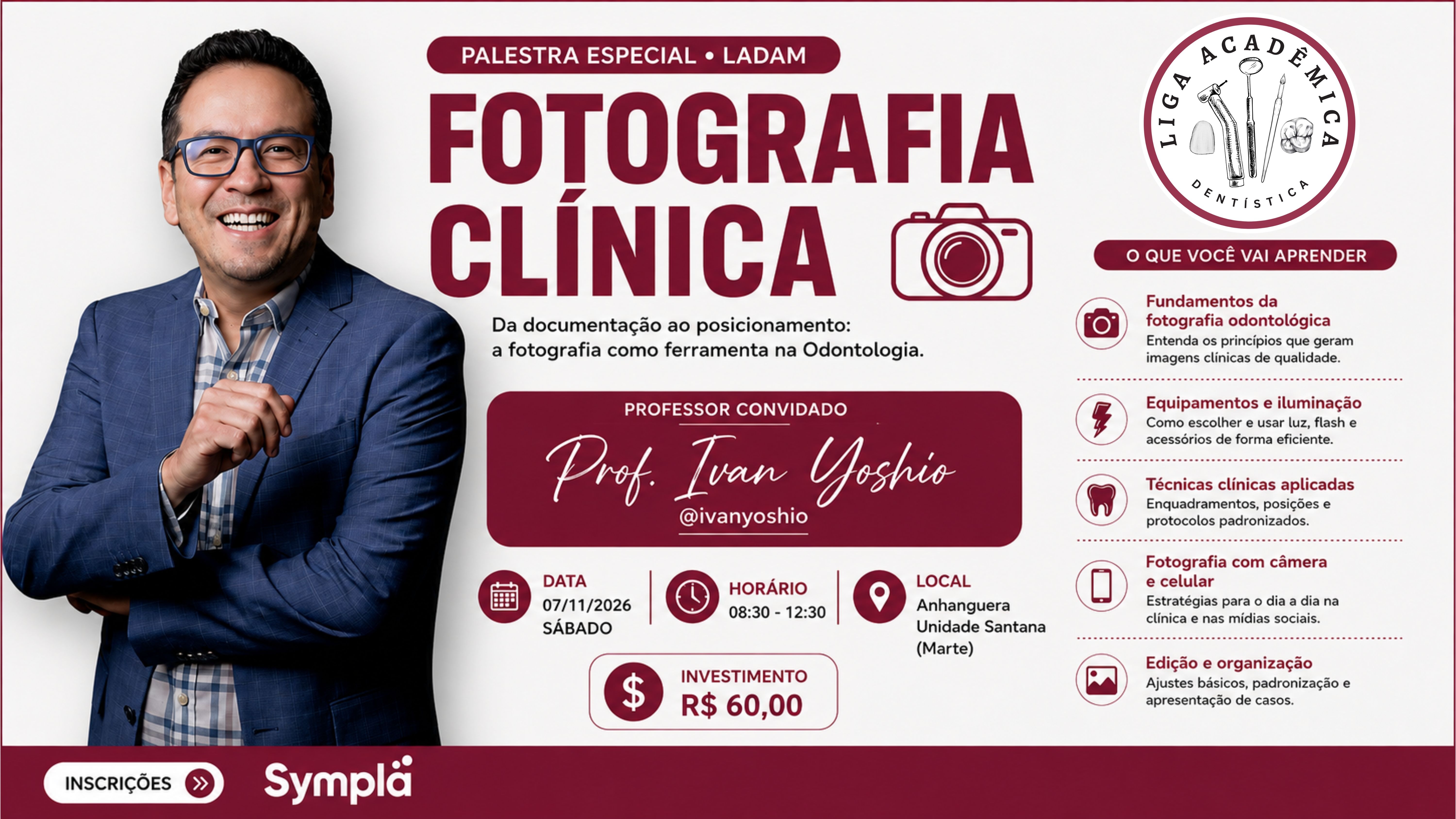 Fotografia Clínica | Palestra Especial LADAM