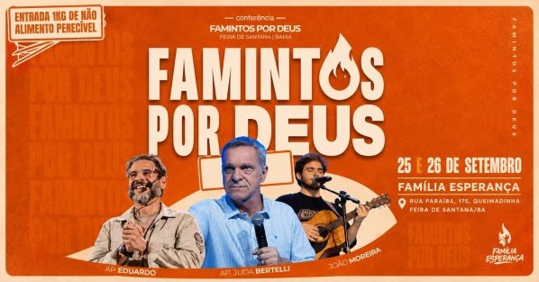 Imagem do evento FAMINTOS POR DEUS FSA 2026