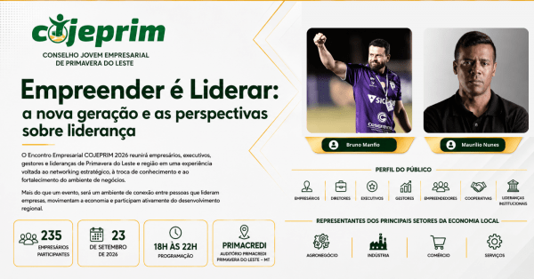 Imagem do evento Empreender é Liderar: a nova geração e as perspectivas sobre liderança
