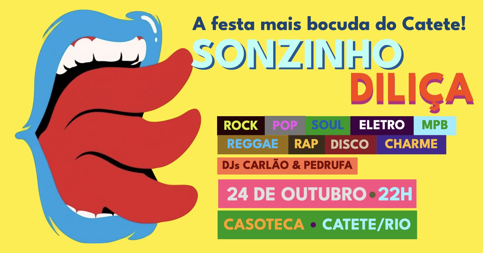 SONZINHO DILIÇA de OUTUBRO! - Rio de Janeiro, RJ