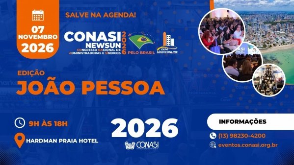 Imagem do evento CONASI CONFIANÇA João Pessoa 2026 - Congresso Nacional de Administradoras e Síndicos pelo Brasil