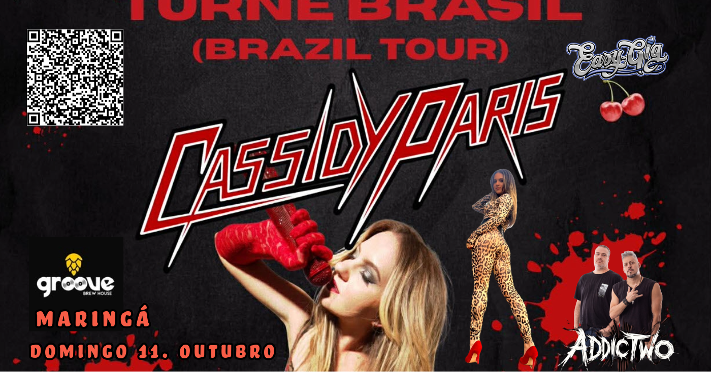 Image for the event: CASSIDY PARIS (Australia) - Groove, Maringá