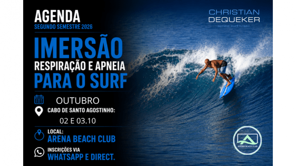Imagem do evento CABO STO AGOSTINHO IMERSÂO DE RESPIRAÇÃO E APNEIA PARA O SURF
