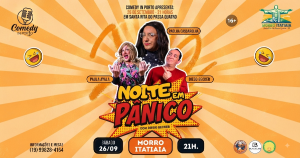 Imagem do evento NOITE EM PÂNICO com DIEGO BECKER no MORRO ITATIAIA