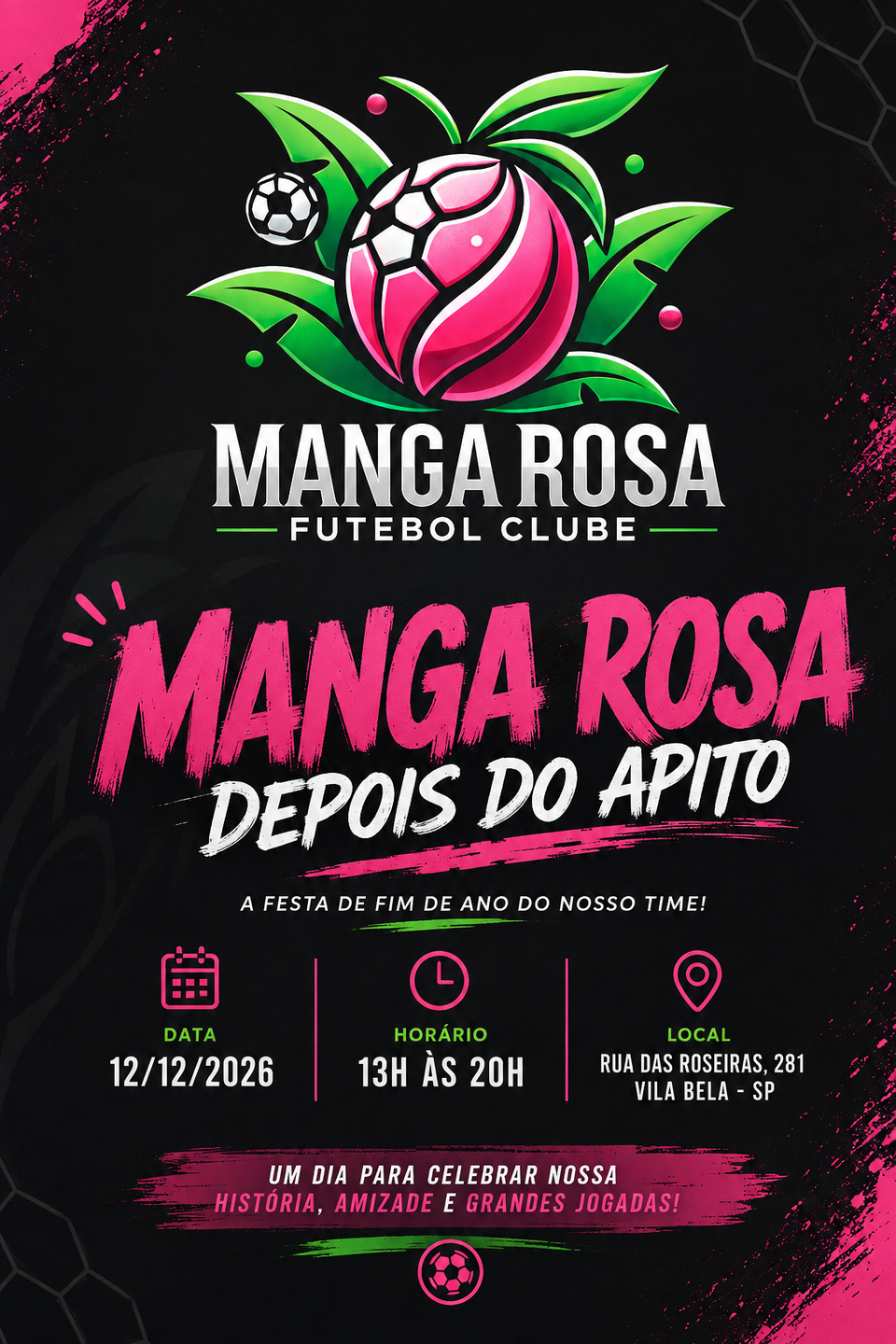 MANGA ROSA - DEPOIS DO APITO - São Paulo, SP
