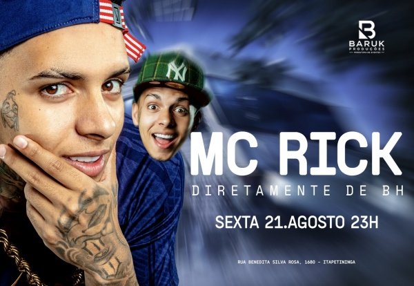 Imagem do evento MC RICK - ITAPETININGA