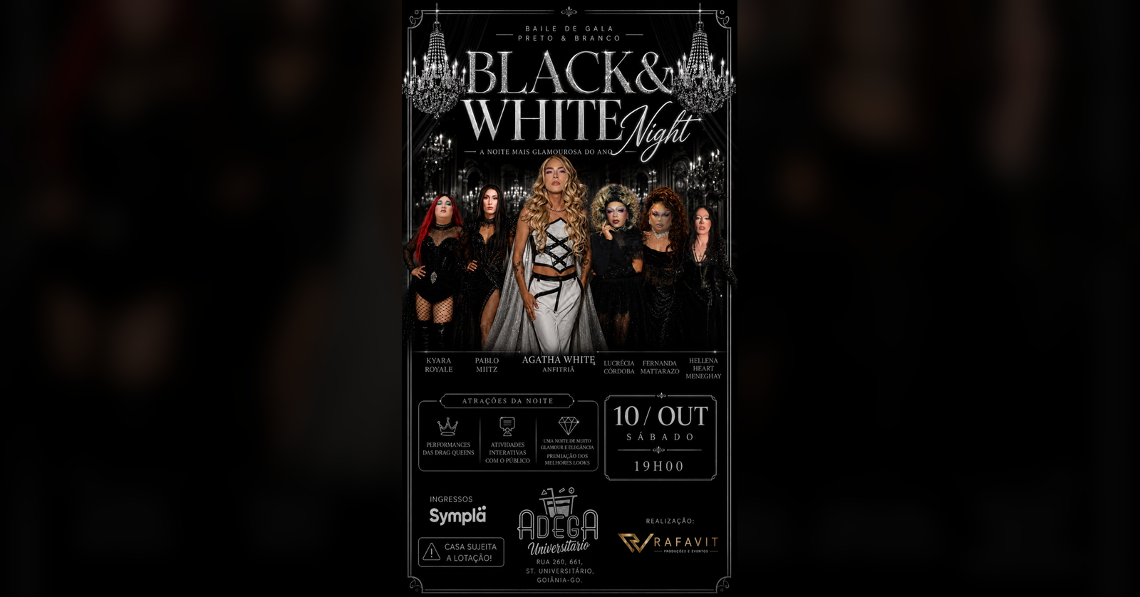 Source image — O evento (preto/branco) Black/white Night