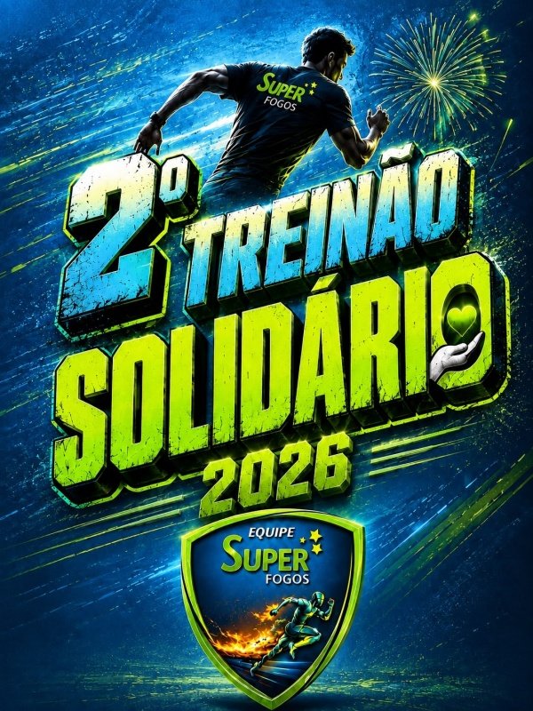 Imagem do evento 2º Treinão Solidário 2026 - Equipe Super Fogos