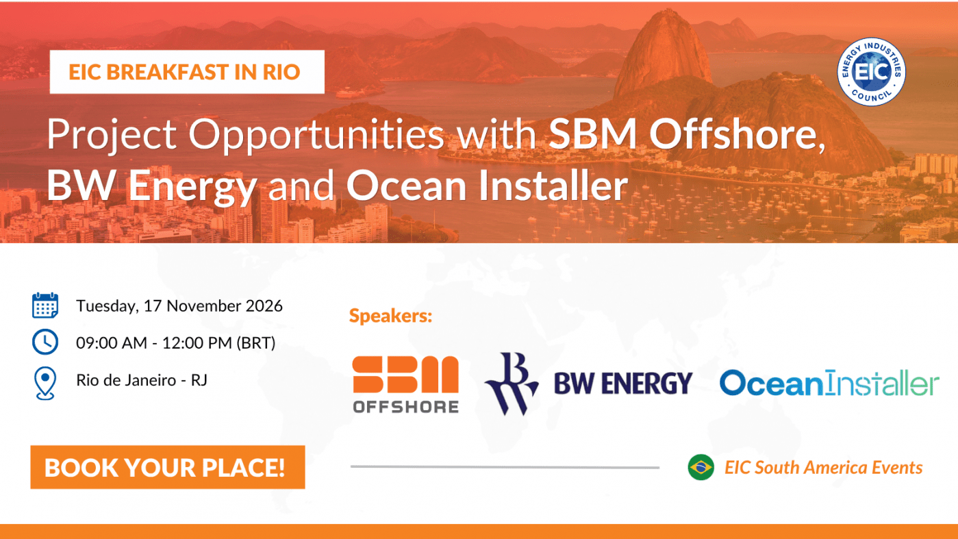 Breakfast in Rio: Project Opportunities with SBM Offshore, BW Energy and Ocean Installer