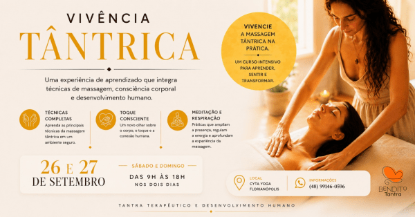 Imagem do evento VIVÊNCIA TÂNTRICA