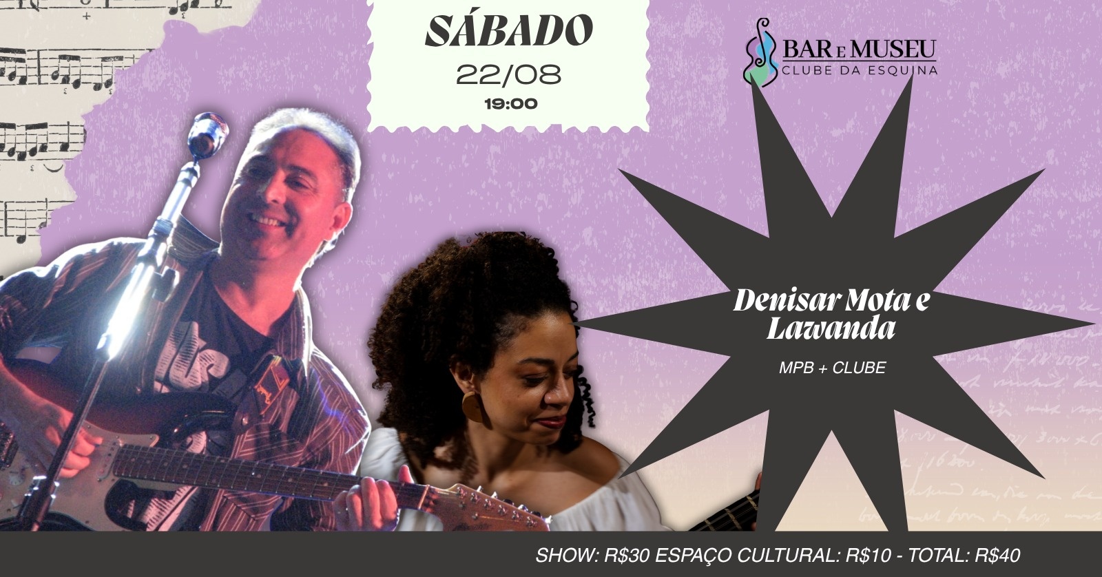 SHOW DE DENISAR MOTA E LAWANDA - CLUBE DA ESQUINA