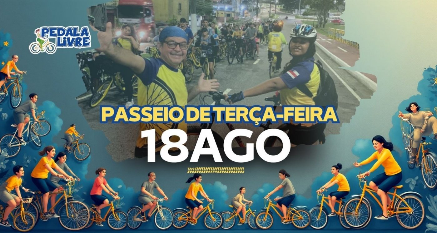 Pedala Livre - Terça-feira - 18/08/2026