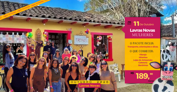 Imagem do evento Bate Volta Lavras Novas