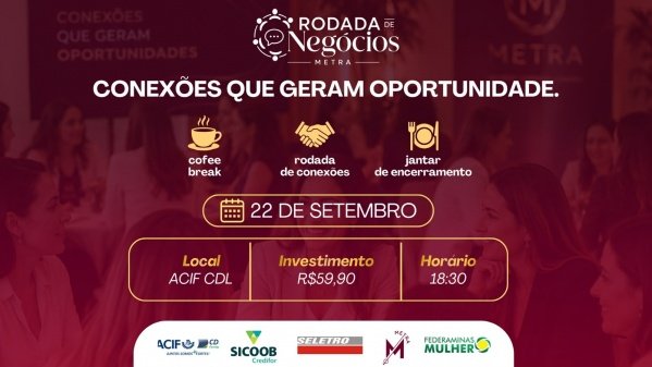 Imagem do evento Rodada de Negócios METRA | Conexões que geram oportunidades