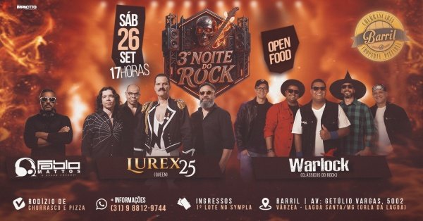 Imagem do evento 3ª Noite do Rock
