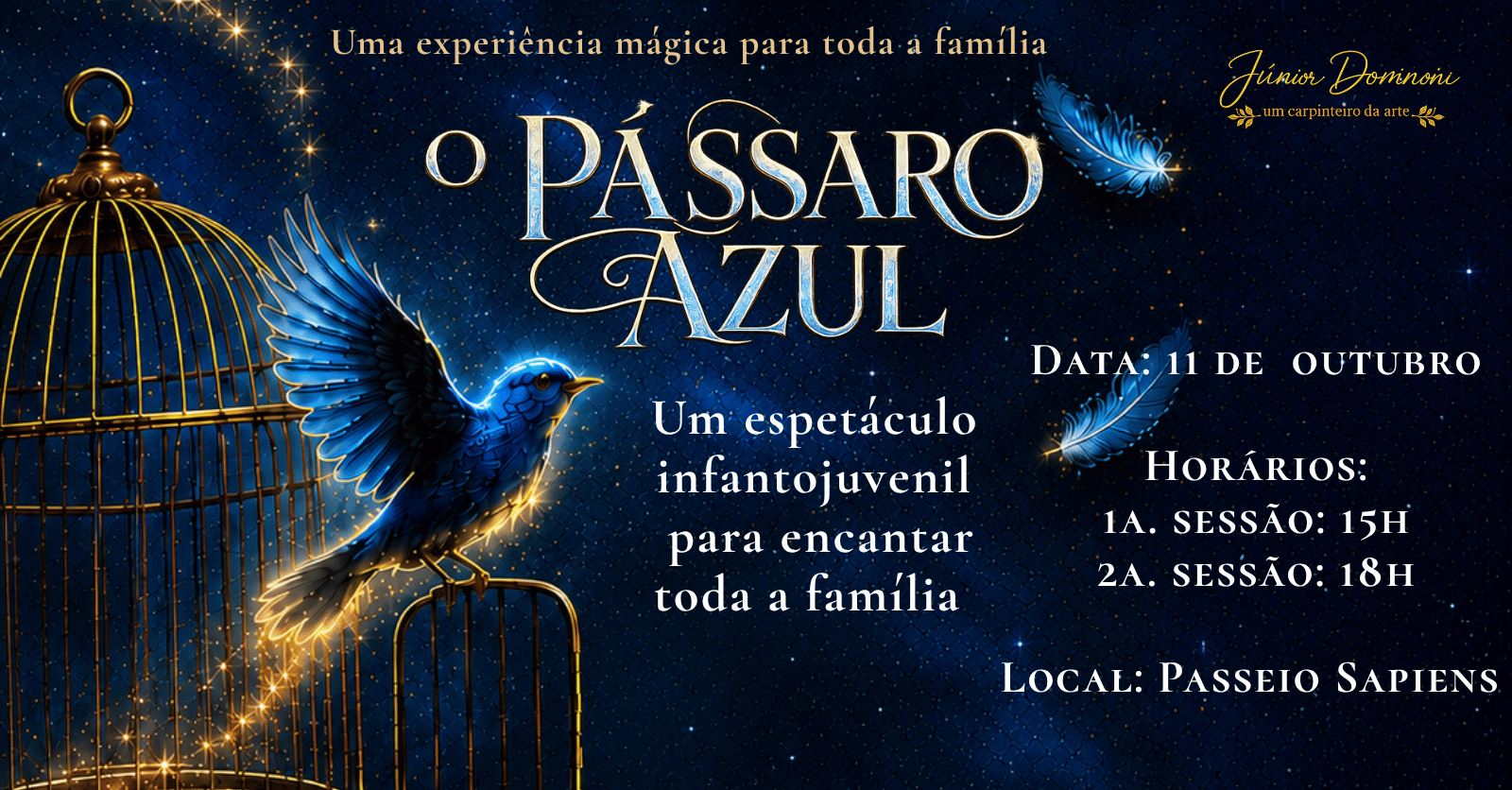 Source image — Peça infantojuvenil Pássaro Azul