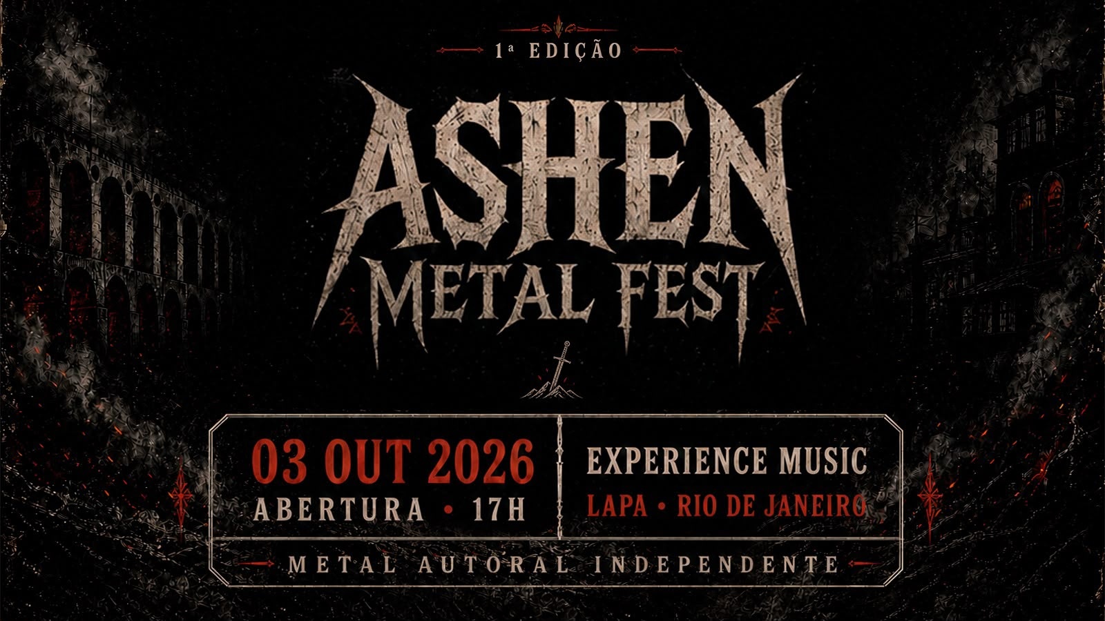 1ª Edição do Ashen Metal Fest em Rio de Janeiro
