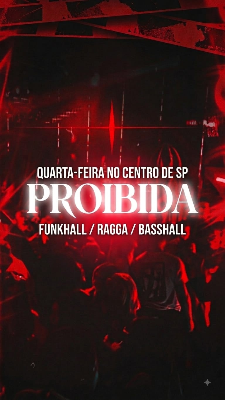 CCPC 16/09 QUARTA PROIBIDA - FUNKHALL, DANCEHALL E SHATTA + TECHNO das 22h AS 5h