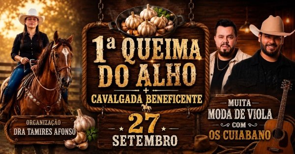 Imagem do evento QUEIMA DO ALHO E CAVALGADA BENEFICENTE