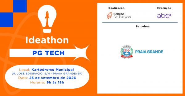 Imagem do evento Ideathon  PG TECH