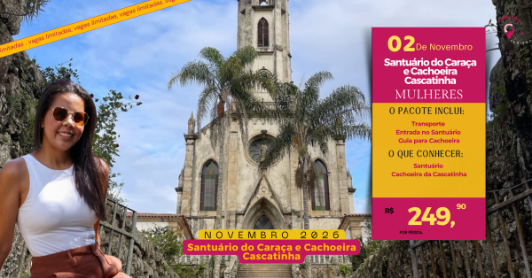 Imagem do evento Santuário do Caraça e Cachoeira Cascatinha