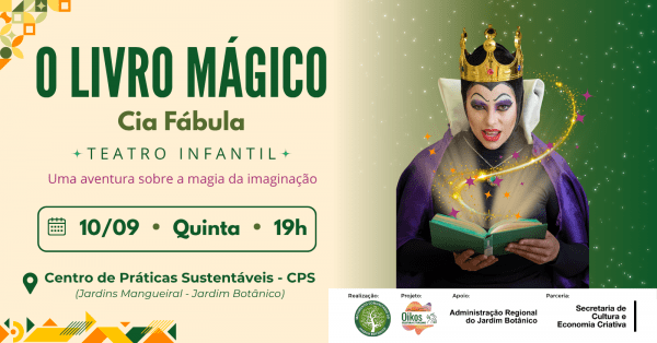 Imagem do evento Teatro Infantil - O Livro Mágico - JB FEST