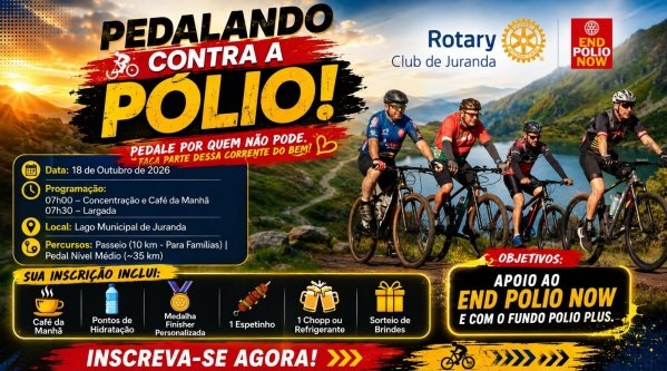 Imagem do evento PEDALANDO CONTRA A PÓLIO