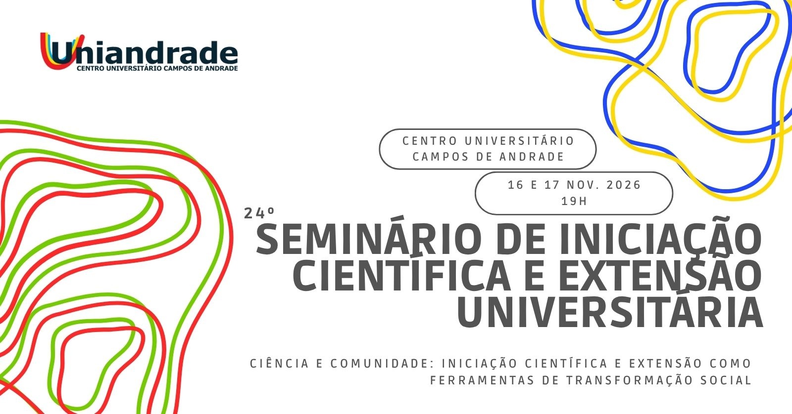 24º Seminário de Iniciação Científica e Extensão Universitária
