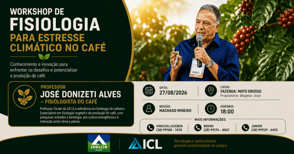 Imagem do evento WORKSHOP FISIOLOGIA PARA ESTRESSE CLIMÁTICO NO CAFÉ