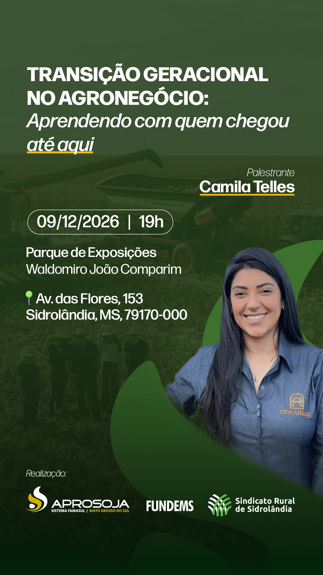 Imagem publicada pela fonte para Palestra: Transição Geracional no Agronegócio: aprendendo com quem chegou até aqui - Cami...