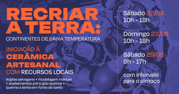 Imagem do evento RECRIAR A TERRA: curso de cerâmica artesanal em Brasília